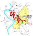 Georeferenzierte Karte Rom, Marsfeld, CAMPUS MARTIUS und Umgebung 2022, 
	           Chrystina Häuber, Franz Xaver Schütz