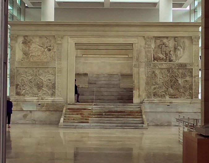 ROME,  Ara Pacis Augustae, Museo dell'ARA PACIS, Photo by Franz Xaver Schütz, Chrystina Häuber