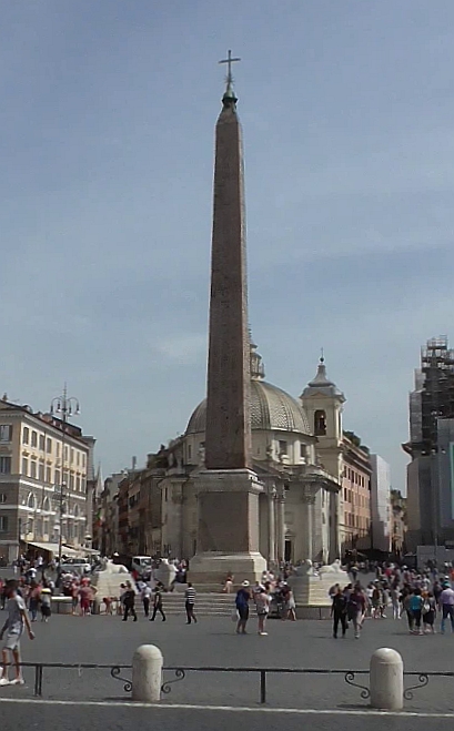 ROME,  Flaminio Obelisk, Obelisk Piazza del Popolo, Photo by Franz Xaver Schütz, Chrystina Häuber
