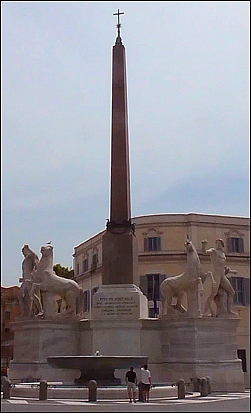 ROME , Quirinal obelisk , Photo by Franz Xaver Schütz , Chrystina Häuber