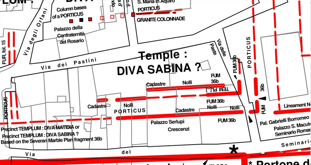 FORTVNA PAPERS 3, Fig. 60, Map Iseum Campense in the Campus Martius