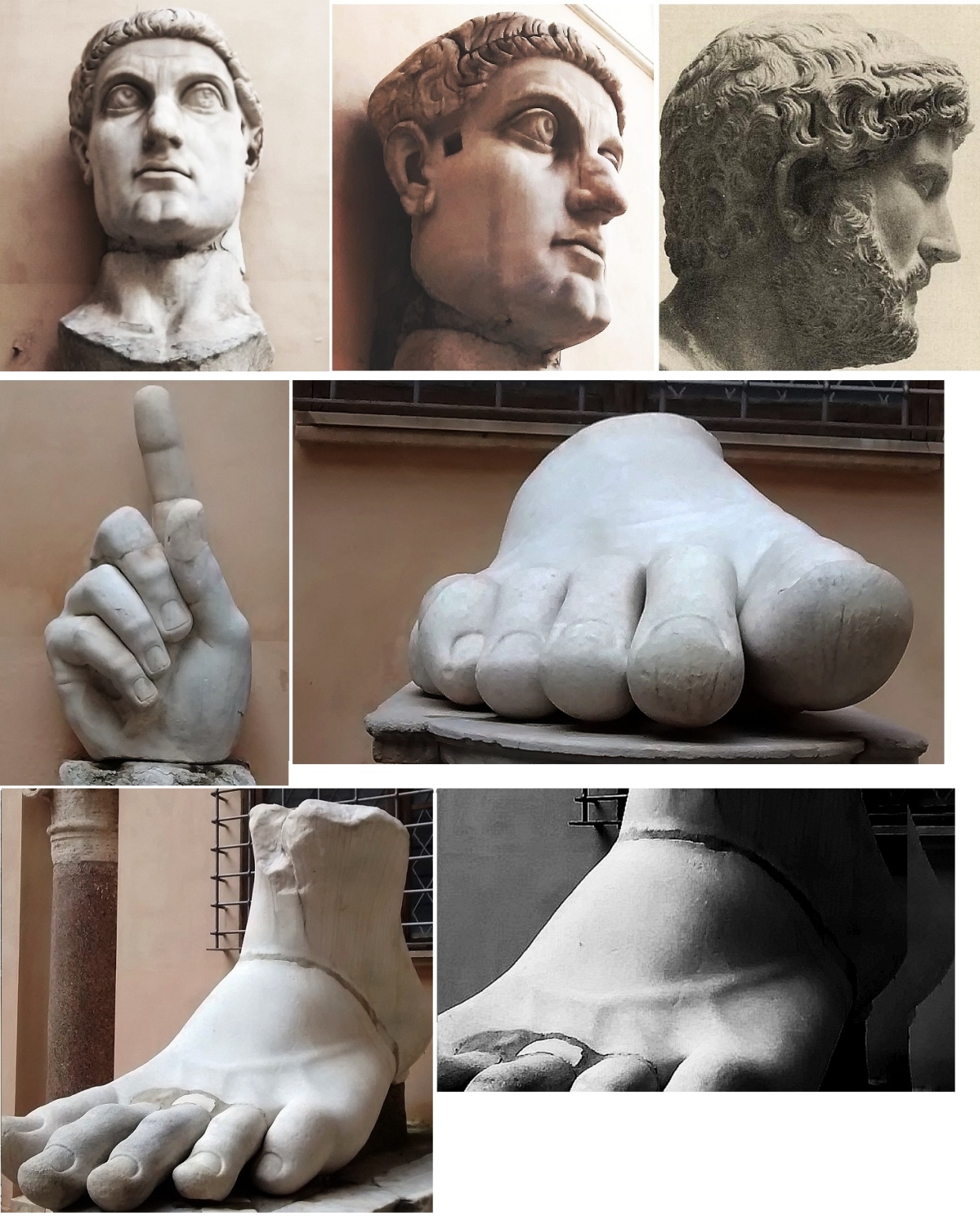 Konstantin, Hadrian, Koloss, ROM