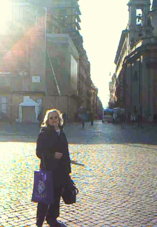 Chrystina Häuber in Rom