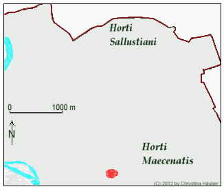 Chrystina Häuber (2012): First map of Horti Sallustiani