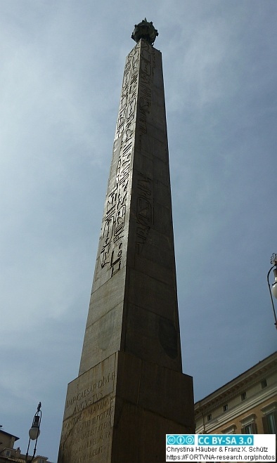 Ägyptischer Montecitorio Obelisk Rom, Photo by Franz Xaver Schütz, Chrystina Häuber
