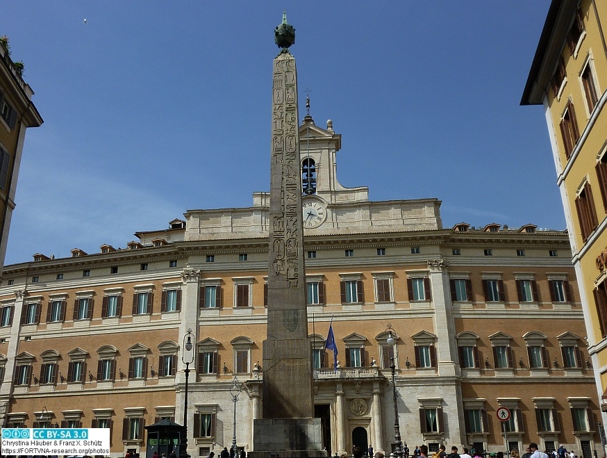 Ägyptischer Montecitorio Obelisk Rom, Photo by Franz Xaver Schütz, Chrystina Häuber