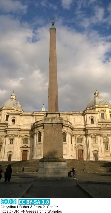 Esquilin Obelisk Rom, Photo by Chrystina Häuber, Franz Xaver Schütz