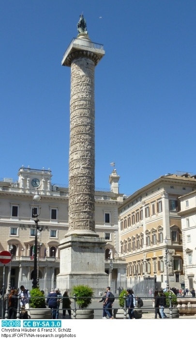 Marc Aurel Säule, Marc Aurel column, ROMA, Photo by Franz Xaver Schütz and Chrystina Häuber