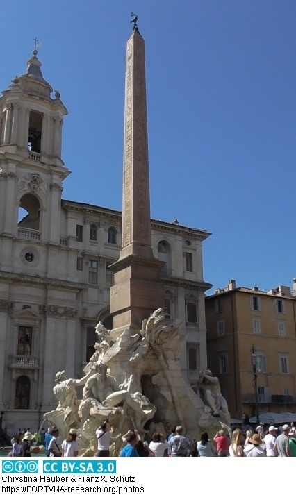 Piazza Navona - Obelisk des Domitian, ROME, Rome, Rom, Photos by Franz Xaver SCHÜTZ, Chrystina HÄUBER