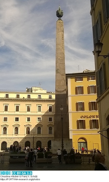 Montecitorio Obelisk Rom, Photo by Franz Xaver Schütz, Chrystina Häuber