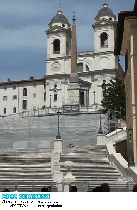 Ägyptischer Obelisk, Rom, Piazza della Trinita dei Monti, Obelicso Sallustiano, Photos by Chrystina Häuber, Franz Xaver Schütz