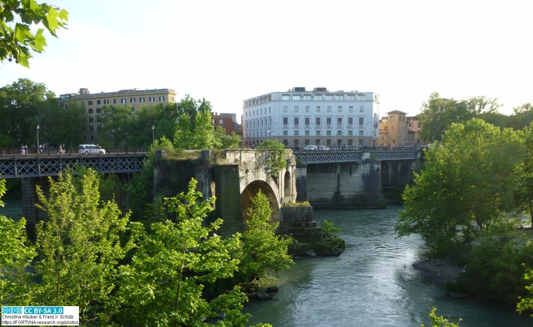 PONS AEMILIUS Ponte Rotto, ROMA, Rom, Rome, Photos by Chrystina HÄUBER, Franz Xaver SCHÜTZ