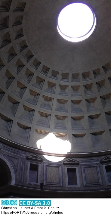 Pantheon, Rom, Kuppel, Photos by Chrystina Häuber, Franz Xaver Schütz