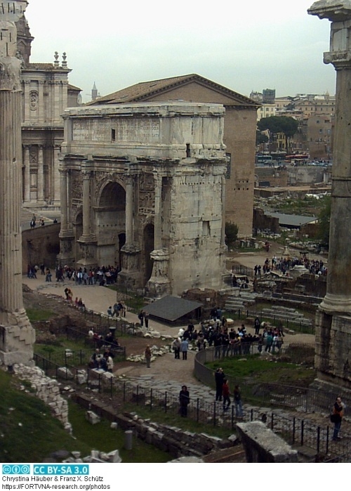 Septimius Severus Bogen Rom, Photo by Franz Xaver Schütz , Chrystina Häuber