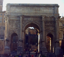 Septimius Severus Bogen in Rom, Photo by Franz Xaver Schütz and Chrystina Häuber