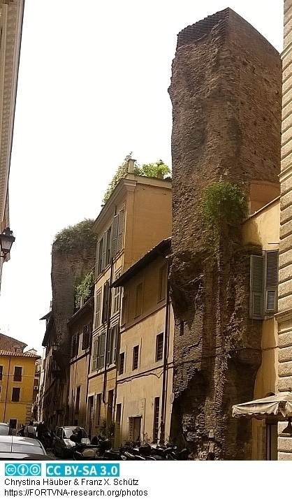 THERMAE AGRIPPAE, Via dell'arco della Ciambella, ROMA, Rom, Rome, Photos by Chrystina HÄUBER, Franz Xaver SCHÜTZ