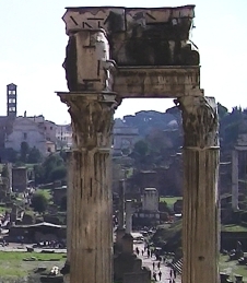 Tempel des DIVUS VESPASIANUS in Rom, Franz Xaver Schütz