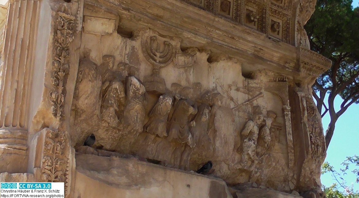 Titusbogen, Rom, Arch of Titus, Rome, Arco di Tito, ROMA, Arc de Titus, Photos by Chrystina HÄUBER, Franz Xaver SCHÜTZ