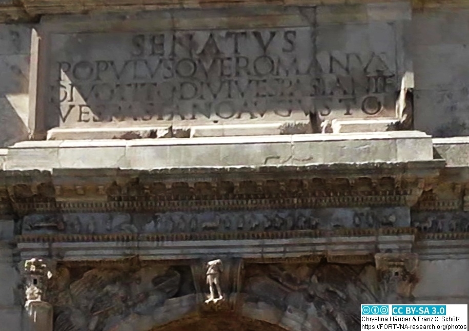 Titusbogen, Rom, Arch of Titus, Rome, Arco di Tito, ROMA, Arc de Titus, Photos by Chrystina HÄUBER, Franz Xaver SCHÜTZ