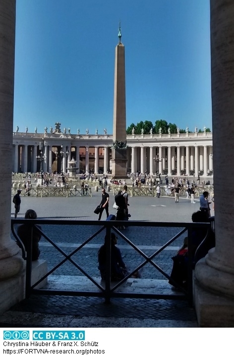 Vatikan Obelisk Rom, Photo by Chrystina Häuber, Franz Xaver Schütz