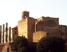 Venus und ROMA Tempel Rom , image by Chrystina Häuber, Franz Xaver Schütz