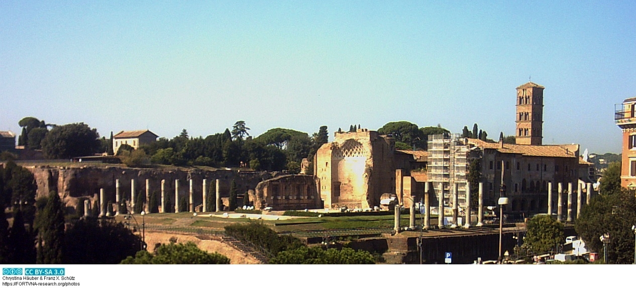 Venus und ROMA Tempel , AEDES TEMPLUM VENERIS ET ROMAE , Rom , Photo by Franz Xaver Schütz, Chrystina Häuber