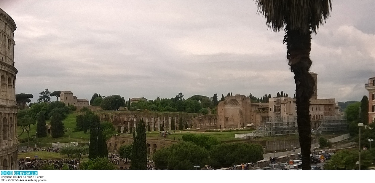 Venus und ROMA Tempel , AEDES TEMPLUM VENERIS ET ROMAE , Rom , Photo by Franz Xaver Schütz, Chrystina Häuber