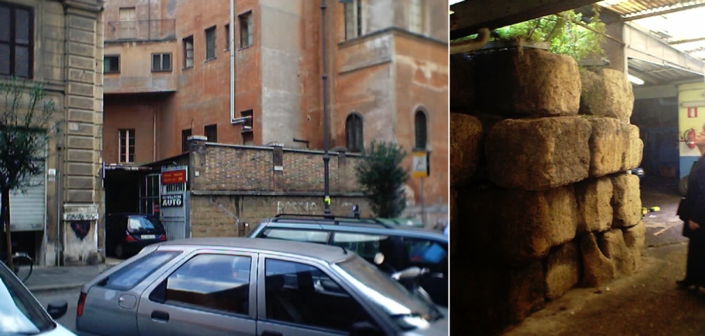 Fig. 9: One example of gentrification, Rome, Via Mecenate (left: 2000, right: 2010)